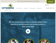 Tablet Screenshot of cottonwoodinstitute.org